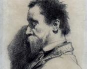 让 弗朗索瓦 米勒 : Portrait Of A Man Said To Be Leopold Desbrosses